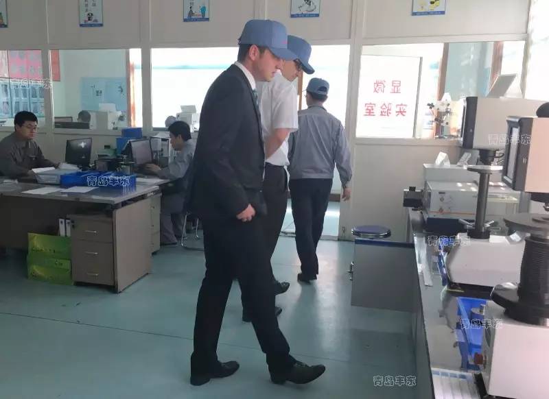 熱烈歡迎利勃海爾機械一行來青島豐東考察貨物裝卸技術